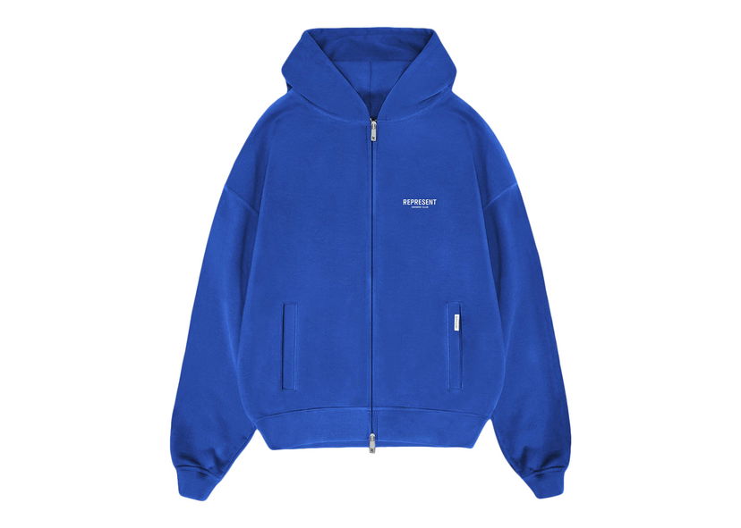Sweatshirt Represent Clo Represent Owners Club Zip Hoodie Cobalt Blå | MH4039-109