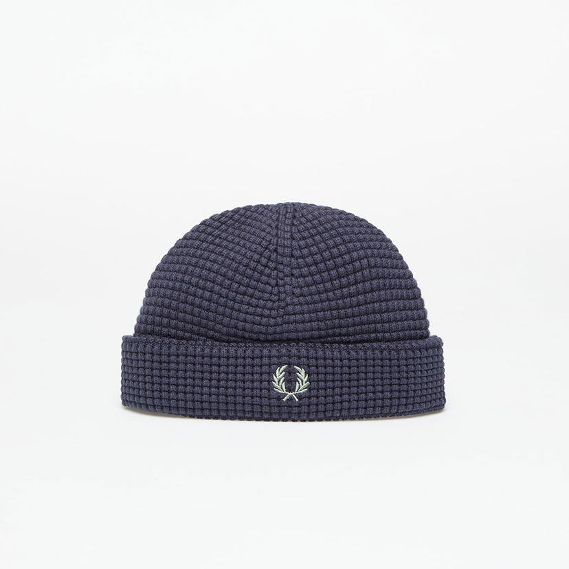Beanie Fred Perry Fred Perry Waffle Beanie Mørkeblå | C1137 738