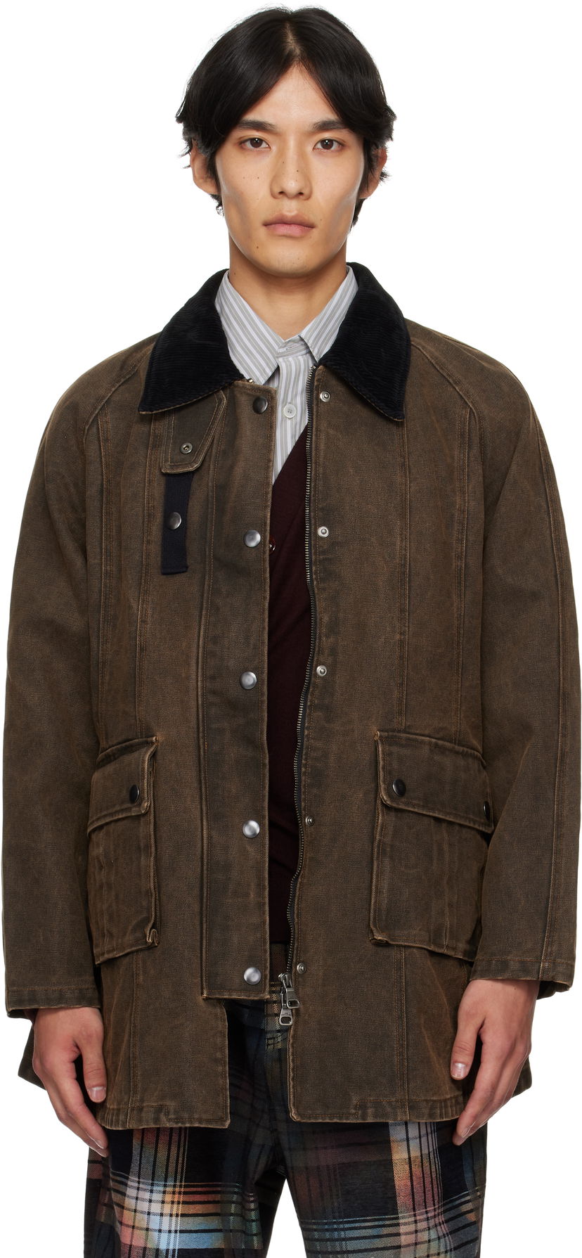 Jakke Andersson Bell Andersson Bell Kerri Trapez Work Jacket Brun | awa724w