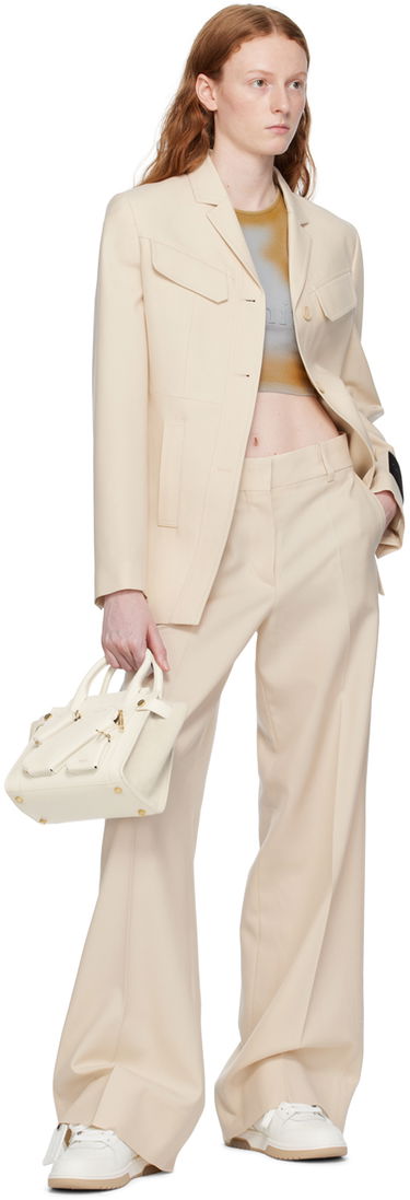 Håndtaske Off-White Off-White Small City Bag Hvid | OWNA207S23LEA0010400, 3