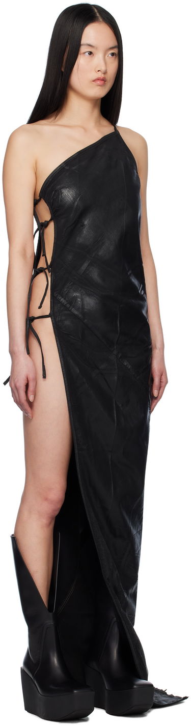 Kjole Rick Owens Rick Owens DRKSHDW Taco Maxi Dress Sort | DS01E3516 SCF, 1