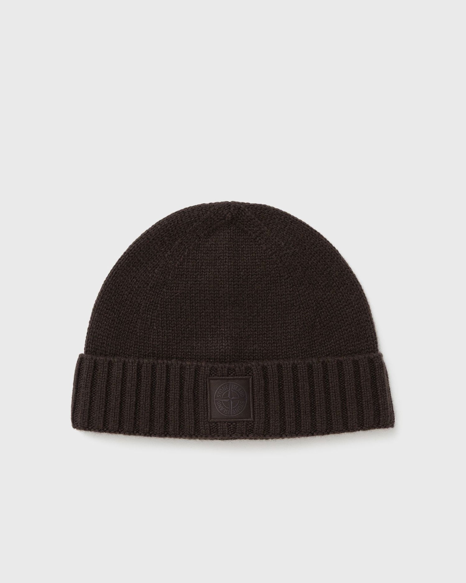 Beanie Stone Island Knitted Ribbed Beanie Brun | K2S15N100015S00FD.V0070, 0