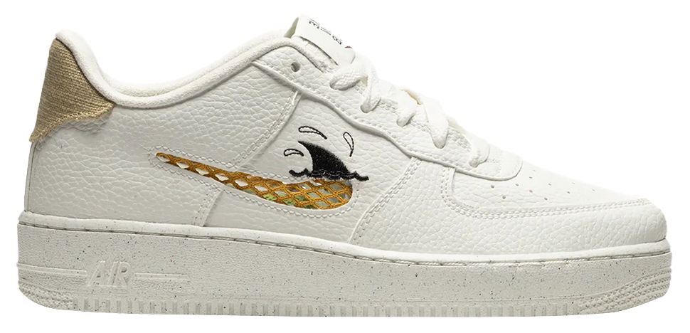 Sneakers og sko Nike Air Force 1 Low '07 LV8 Next Nature "Sun Club - White Shark's Fin" GS Hvid | DQ7690-100, 0