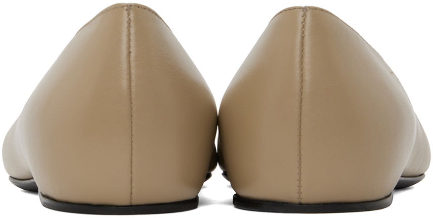 Sneakers og sko TOTEME Asymmetric Ballerina Flats Beige | 241-WAS990-LE0002, 1