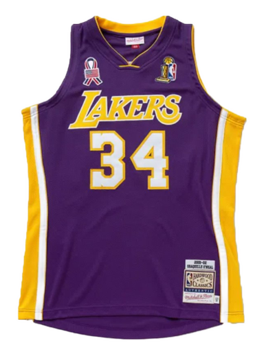 Jersey Mitchell & Ness Los Angeles Lakers Shaquille O'Neal Finals Jersey Lilla | AJY44187-LAL01SONPURP