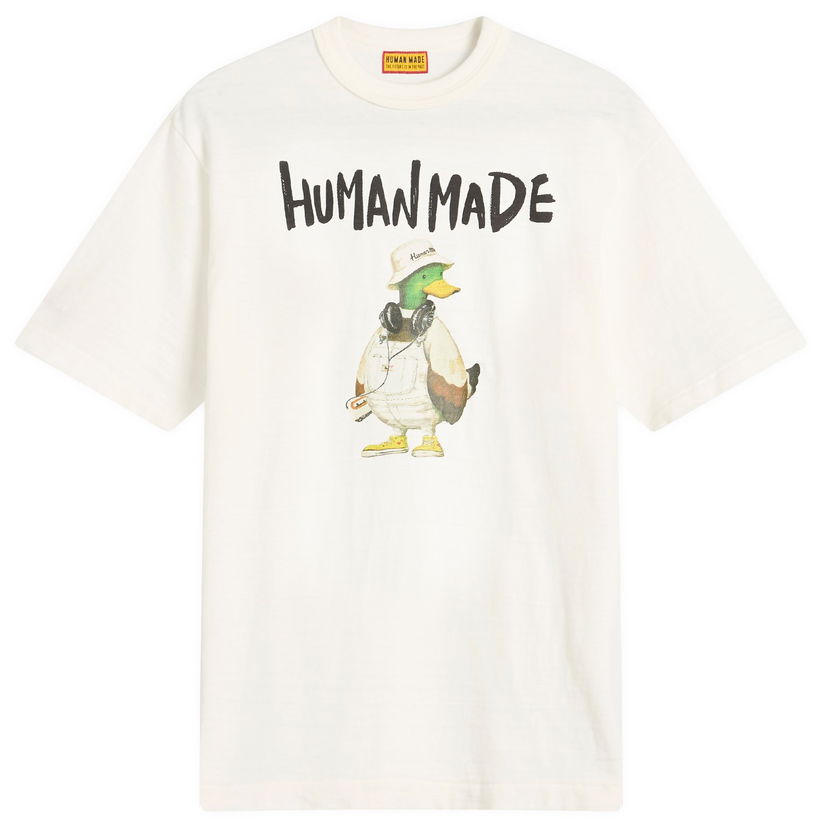 T-shirt Human Made Human Made Polo Duck Graphic T-Shirt, Size Large Hvid | HM29TE014-WHT