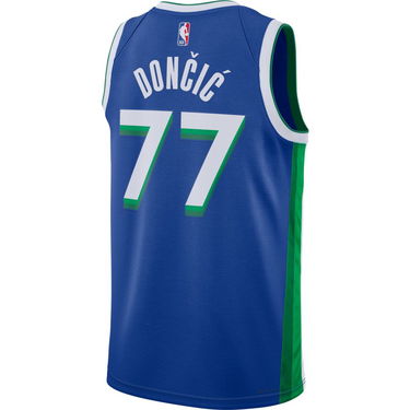 Jersey Nike Dri-FIT NBA Luka Doncic Dallas Mavericks City Edition 2022 Swingman Jersey Blå | DO9590-497, 2
