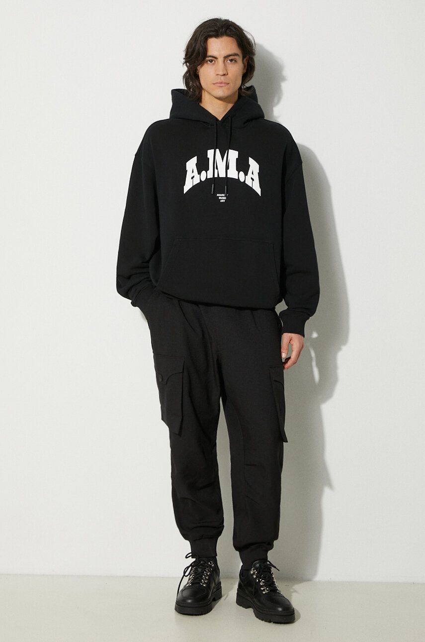 Sweatshirt Marcelo Burlon Hoodie With Print Sort | CMBB106F24FLE0081001, 1