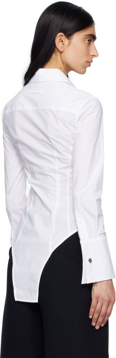 Skjorte Jean Paul Gaultier Jean Paul Gaultier Bodysuit Shirt Hvid | 25/34-F-CH097-C071-01, 2