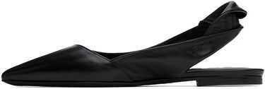 Tøj BY FAR BY FAR Yasha Slingback Flats Sort | MWFFC024LL002BK001PL, 2