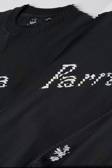 Sweatshirt By Parra Weird Trad Logo Crew Neck Sweatshirt Sort | 54320, 3