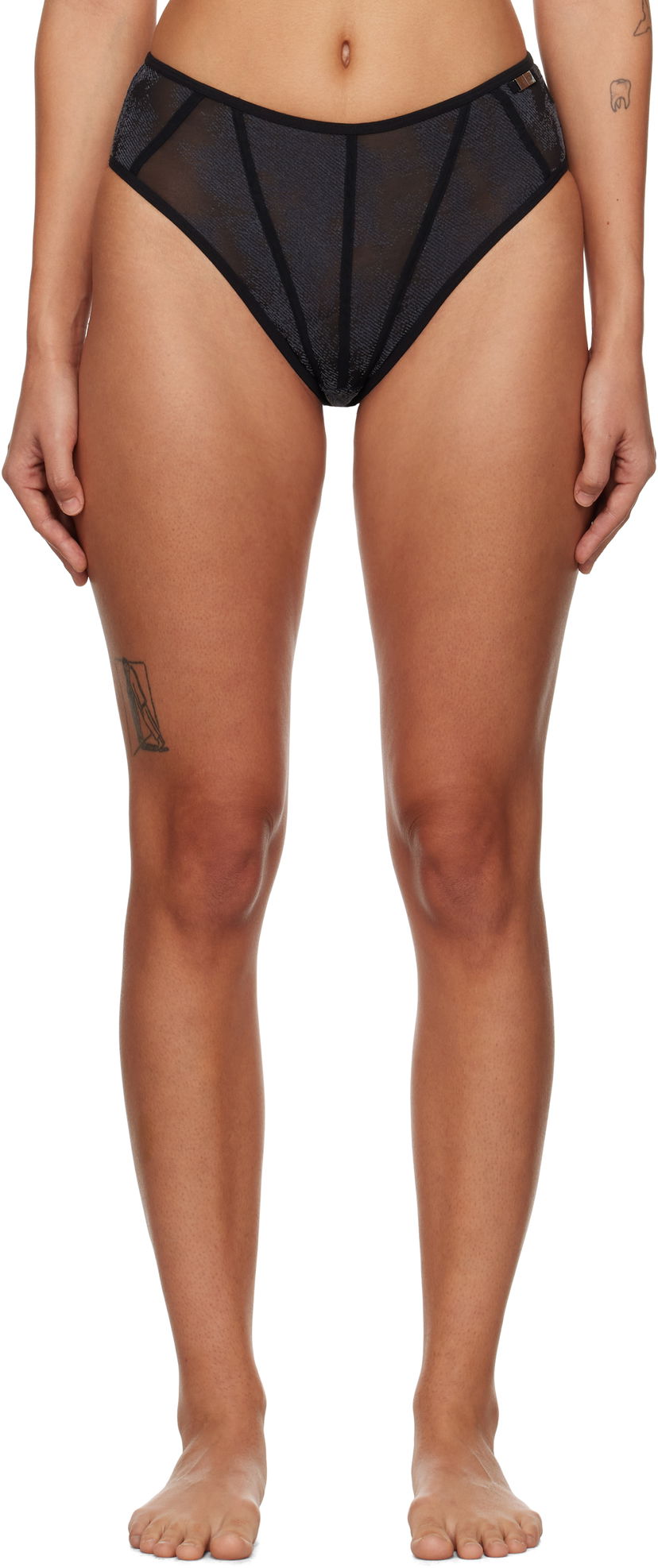 Trusser Diesel High-Waist Briefs Sort | A15620 0LKBW