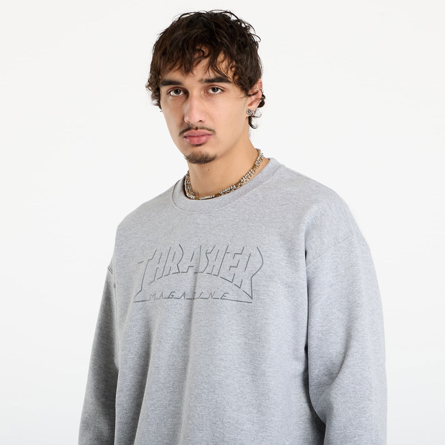 Sweatshirt Thrasher Thrasher Shadow Mag Logo Crewneck Grå | 145767, 1