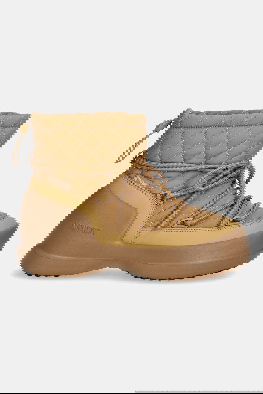 Sneakers og sko Moon Boot Snow Boots MEZZALUNA QUILTED MID WP Beige | 80D2500020.L003, 1