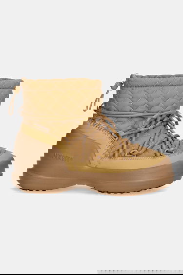 Sneakers og sko Moon Boot Snow Boots MEZZALUNA QUILTED MID WP Beige | 80D2500020.L003, 1