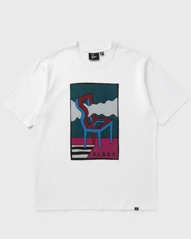 T-shirt By Parra Parra Smoke Chair Graphic T-Shirt Hvid | 53500, 2