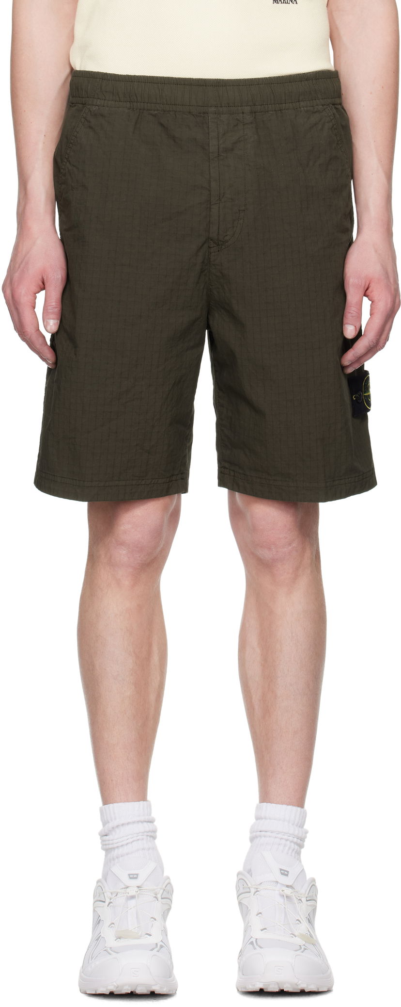 Shorts Stone Island Stone Island Mil-Spec Stretch Ripstop-TC Shorts Grøn | K1S15 L100008 S0063