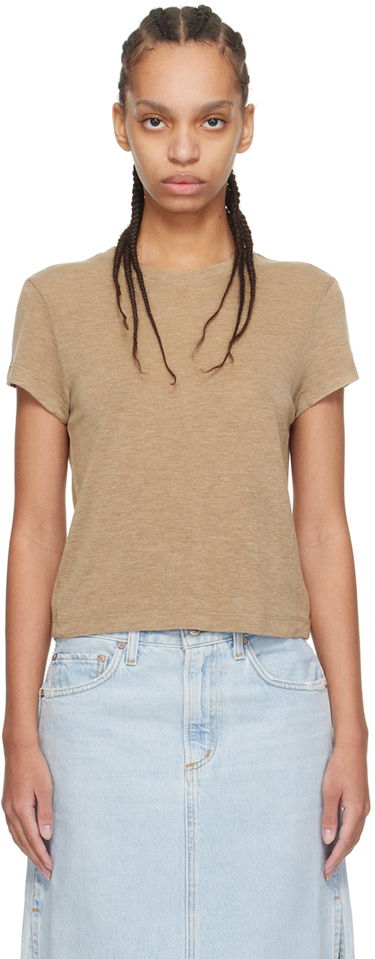 T-shirt AGOLDE AGOLDE Adine T-Shirt Beige | A7180-1653, 0