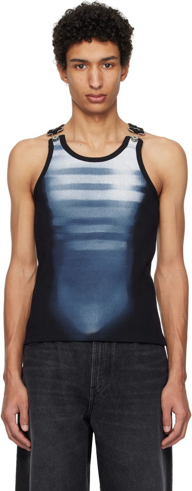 Tanktop Jean Paul Gaultier Jean Paul Gaultier 'Le Mâle' Gradient Tank Top Sort | 25/33-F-DB051I-J581-0050, 0