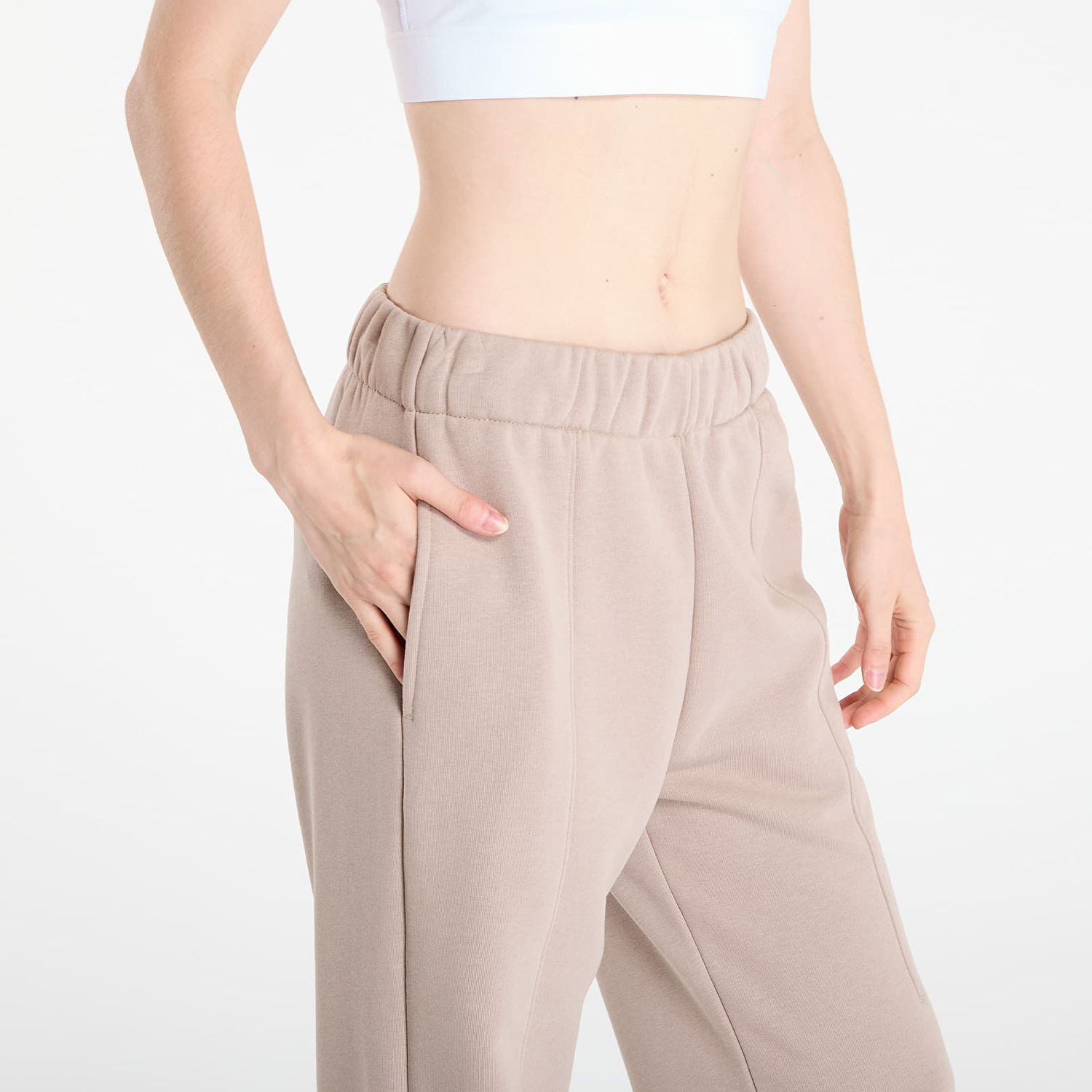 Bukser On Running Club Pants S Beige | 1WE10050603, 0
