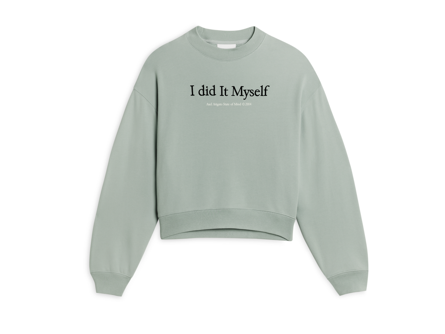 T-shirt AXEL ARIGATO I Did It Myself Grå | A2099002, 0