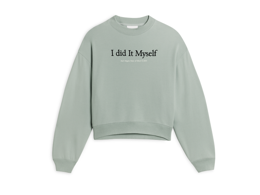 T-shirt AXEL ARIGATO I Did It Myself Grå | A2099002