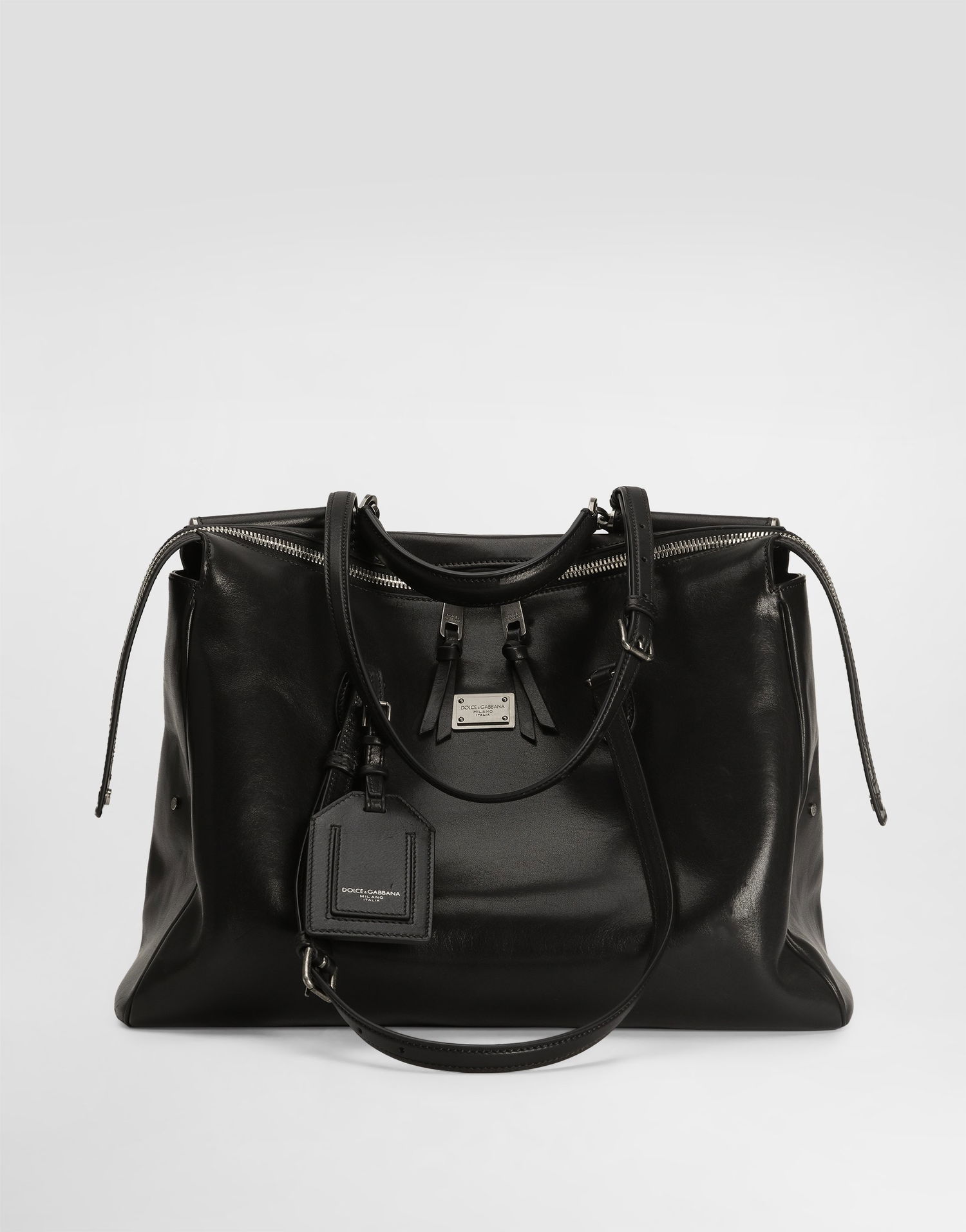 Skuldertaske Dolce & Gabbana Dolce & Gabbana Vittoria Calfskin Crossbody Bag Sort | BM7825AH85080999_1, 0