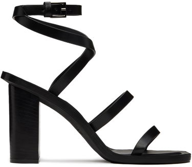Sneakers og sko Max Mara Juttal Heeled Sandals Sort | 2414521092600, 0