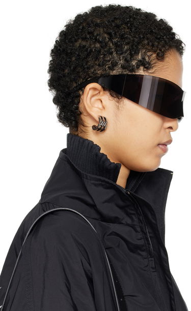 Solbriller Balenciaga Balenciaga Avant Premier Panther Mask Sunglasses Sort | BB0299S-001, 4