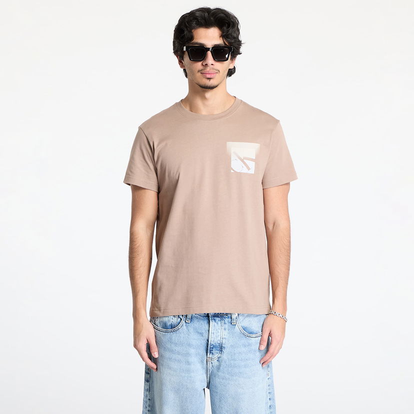 T-shirt CALVIN KLEIN Calvin Klein Jeans Soft Box Monogram T-Shirt Brun | J30J327092 PFW