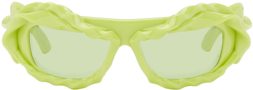 Solbriller Ottolinger Ottolinger Twisted Sunglasses Grøn | 1272601421, 0