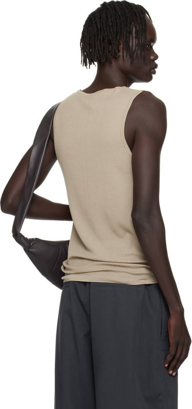 Tanktop LEMAIRE Lemaire Debardeur Ribbed Tank Top Beige | TO1465 LK1032, 2