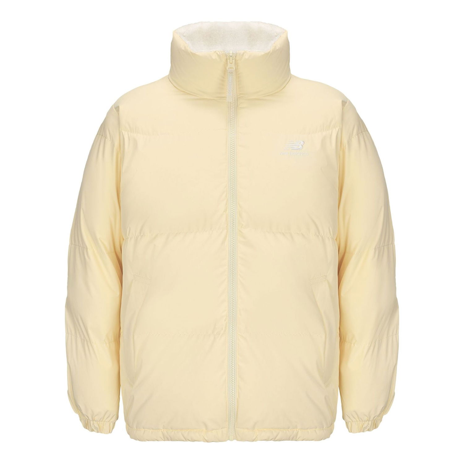 Puffer jakke New Balance Reversible Down Jacket Gul | 5PB43153-YL, 0