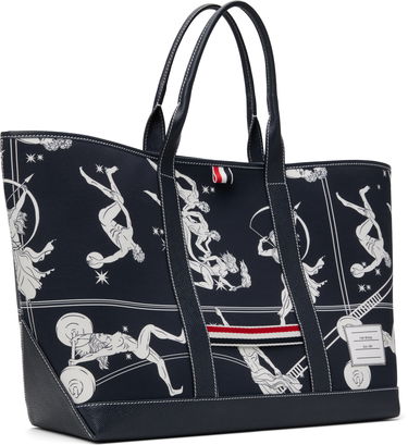 Mulepose Thom Browne Thom Browne Olympic Constellation Medium Tool Tote Mørkeblå | MAG389A-F0891, 1