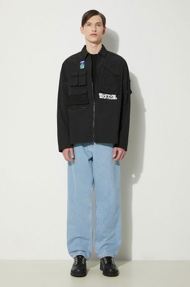 Skjorte BILLIONAIRE BOYS CLUB Billionaire Boys Club Multi Pocket Overshirt Sort | B24239, 1