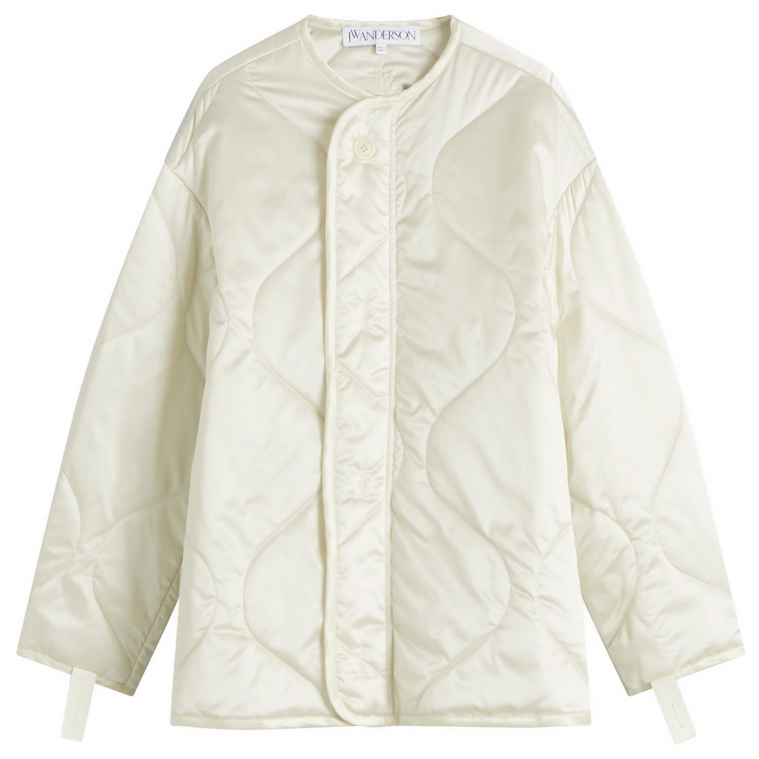 Puffer jakke JW Anderson Oversized Quilted Jacket Hvid | JK0374-PG1680-006, 1