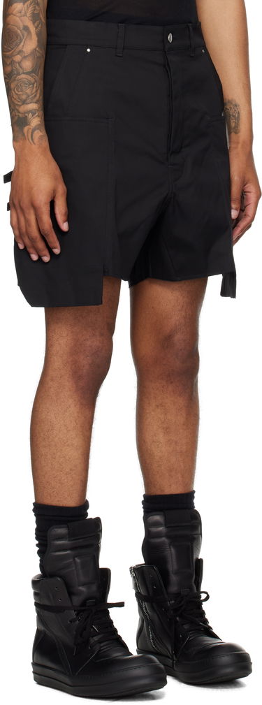 Shorts Rick Owens Rick Owens Stefan Cargo Shorts Sort | RU02E1382 TE, 1
