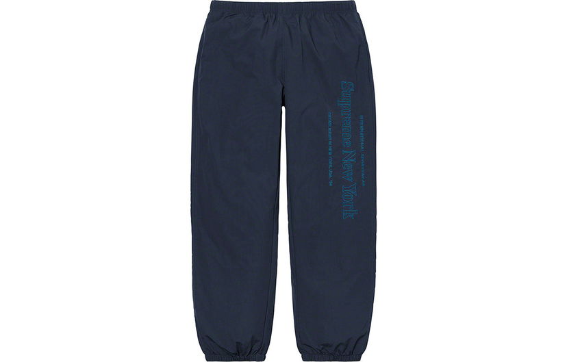 Joggingbukser Supreme Side Logo Track Pants Blå | SUP-FW20-086
