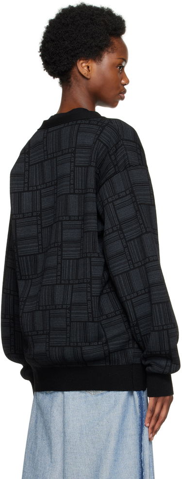 Sweater VETEMENTS Barcode Pattern Cardigan Sort | VL14KN600B, 2