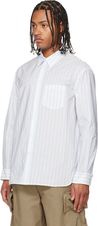 Skjorte Simone Rocha Simone Rocha Easy Striped Shirt Hvid | 5394D 1222, 3