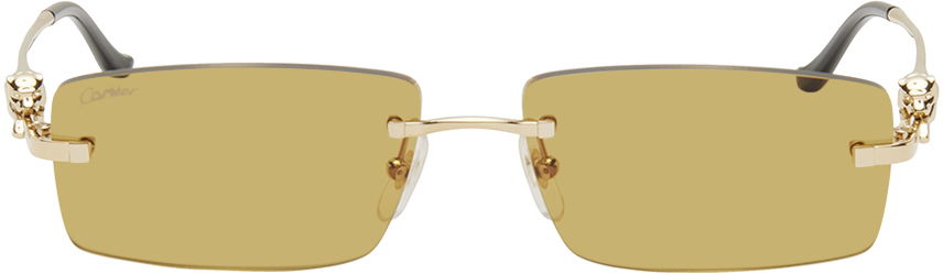 Smykker Cartier 'Panthère' Sunglasses Beige | CT0430S, 0