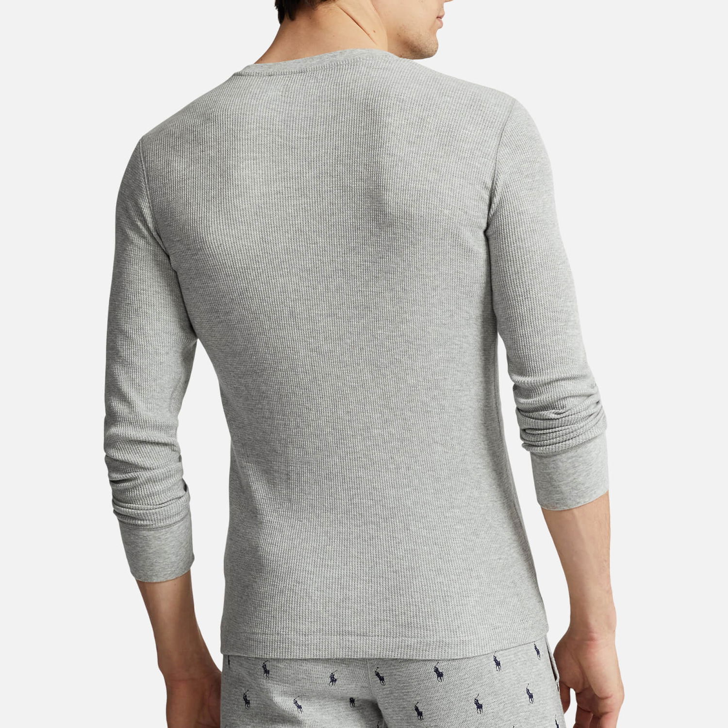 Sweater Polo by Ralph Lauren Polo Ralph Lauren Nachthemd aus Waffelpiqué - Andover Heather - Grå | 714899615003, 1