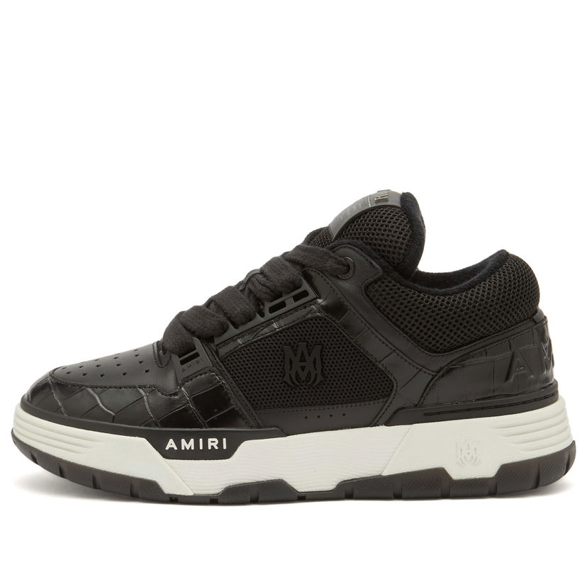 Sneakers og sko AMIRI AMIRI Croc Debossed MA-1 Size UK 10 Sort | AMFOSR1172-BLK