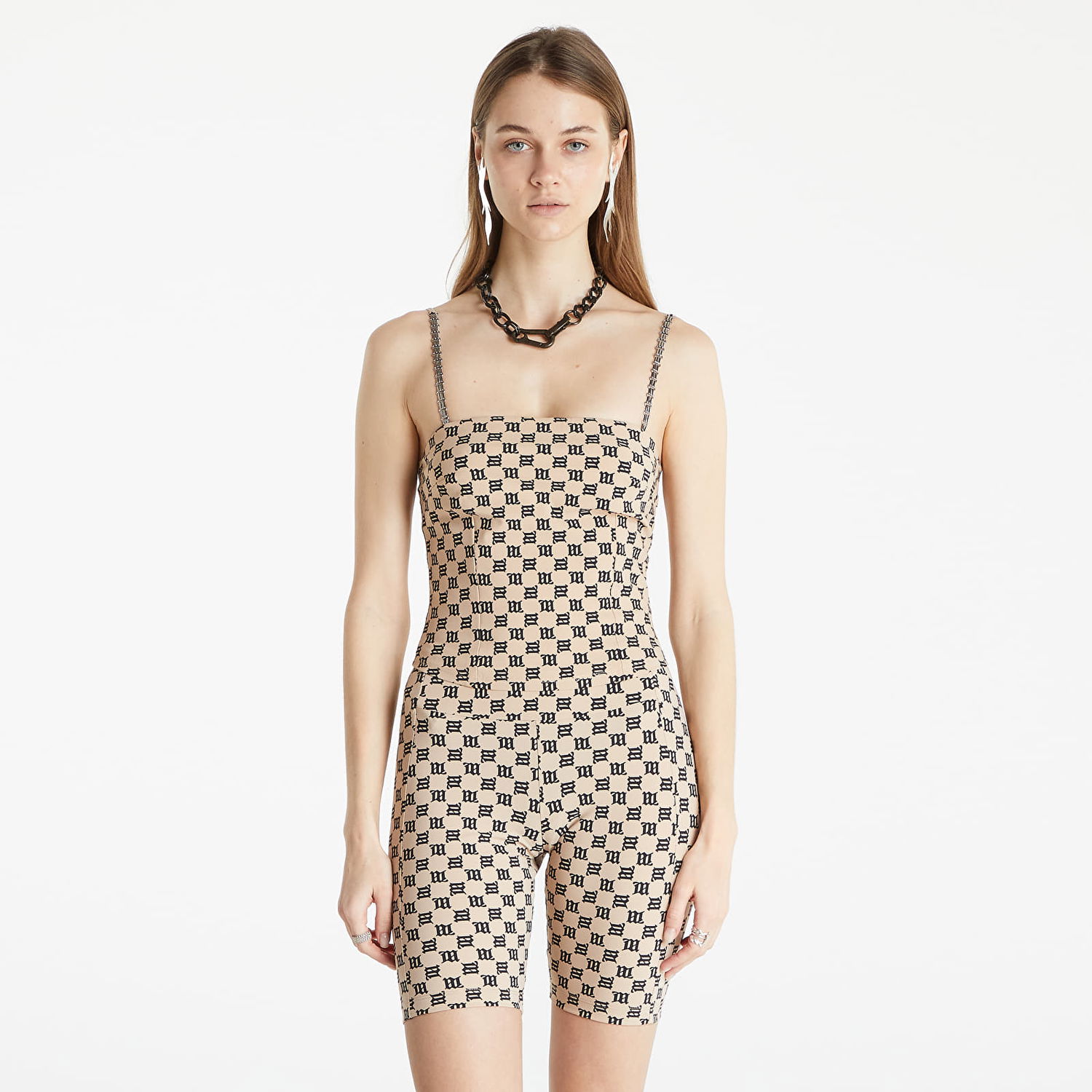 Tanktop MISBHV Monogram Spaghetti Top Beige | 4020W016, 1