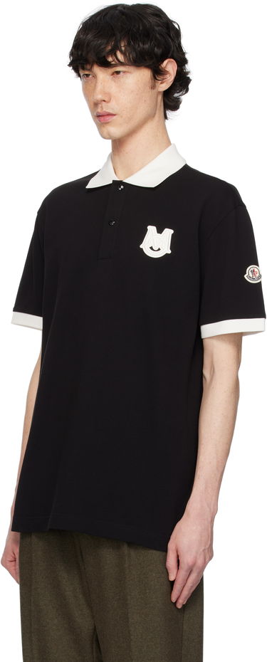 Polo skjorte Moncler Archivio Short Sleeve Polo Sort | K10918A0000589A16, 3