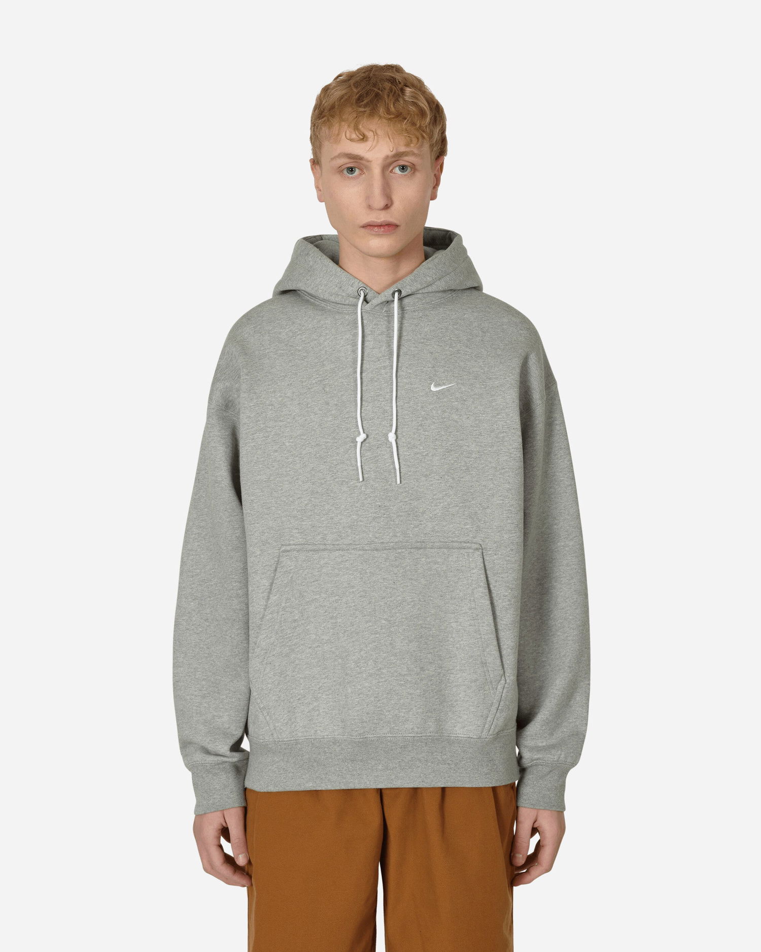 Sweatshirt Nike Solo Swoosh Hooded Sweatshirt Grå | DX1355-063, 0