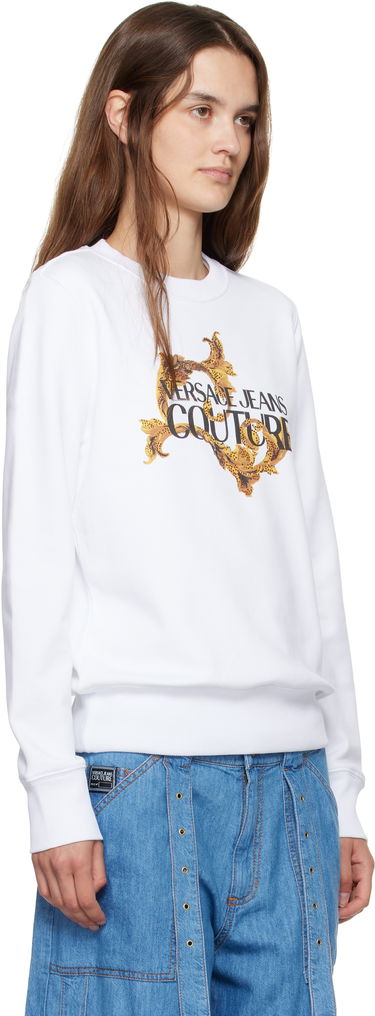 Sweatshirt Versace Couture Screen-Printed Sweatshirt Sort | E79HAIE06_ECF00E, 4