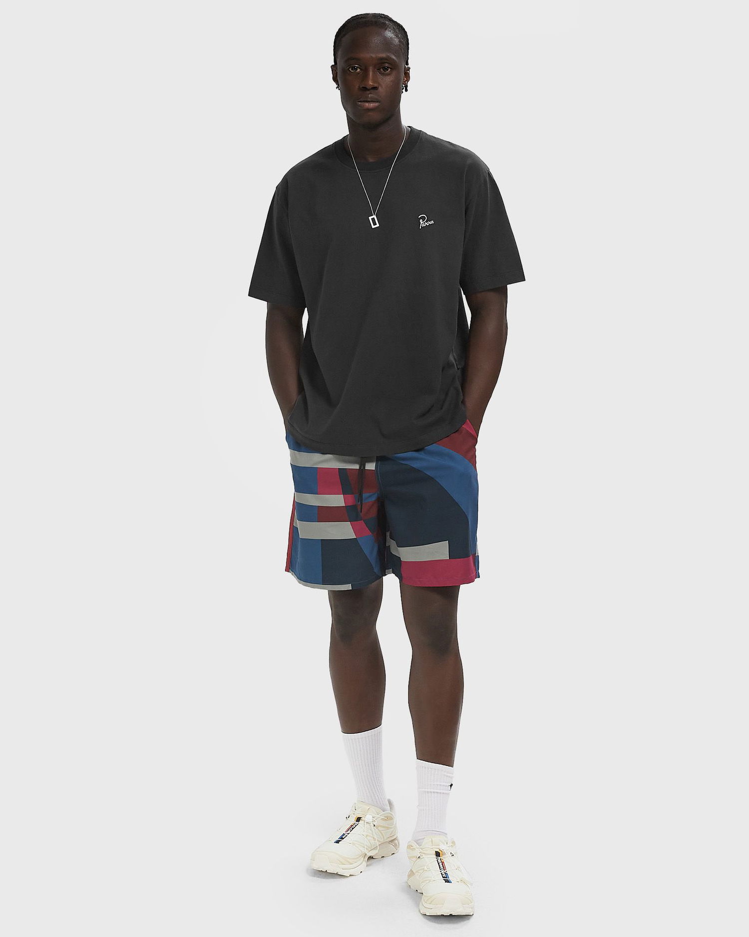T-shirt By Parra Men's Signature T-Shirt Sort | 54118, 1