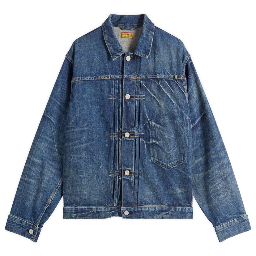 Jakke Human Made Human Made Future Denim Work Jacket, Size Large Blå | HM30JK002-IND