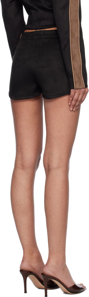 Shorts MISBHV MISBHV Faux Suede Moto Shorts Sort | 250W353, 2